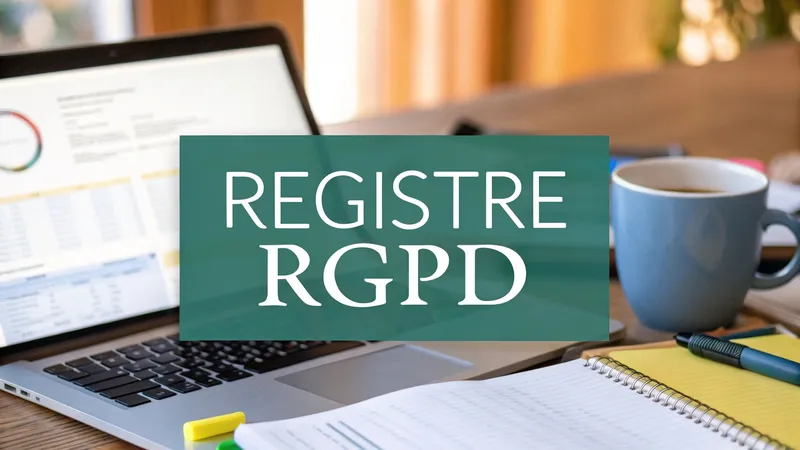 Illustration de l’article : Registre des traitements rgpd : guide terrain essentiel