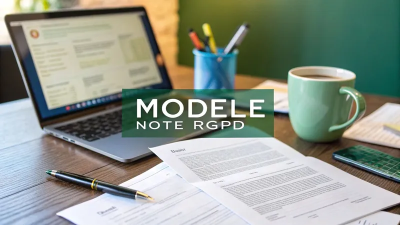 Illustration de l’article : Modèle note d’information RGPD : guide pratique expert